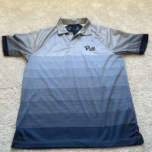 Navy and Gray Pitt Polo